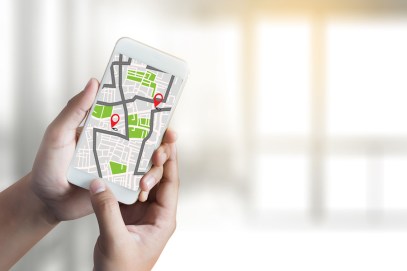 Gps Map To Route Destination Network Connection Location Street